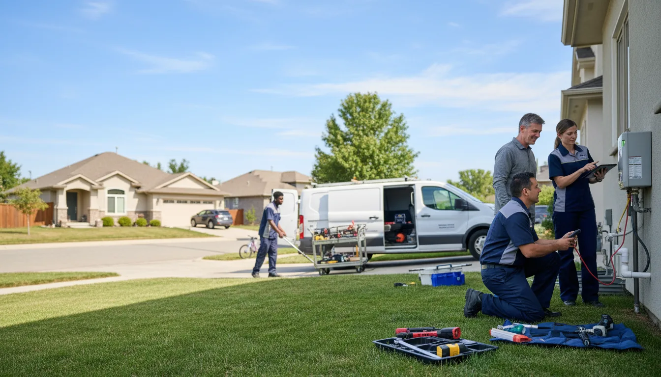 Tankless water heater service in Ideal, SD